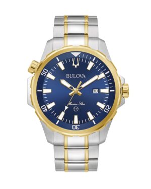 Bulova Marine Star Two Tone Watch (98B384)  (835)