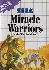 Miracle Warriors Sega Master System (Cart only)