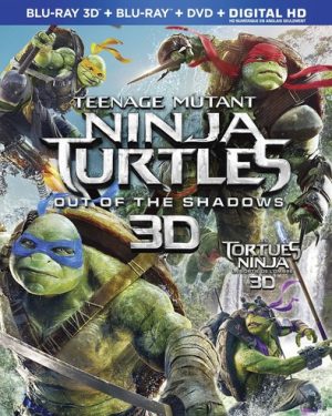 Teenage Mutant Ninja Turtles Out Of The Shadows 3D, Blu-ray
