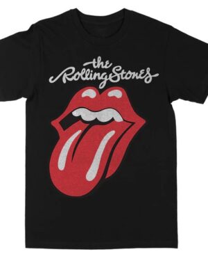 Rolling Stones - Solid Tongue, LG (Unisex) T-Shirt