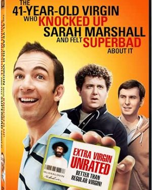 41 Year Old Virgin Who Knocked Up Sarah Marchall & Felt Superbad About It, DVD
