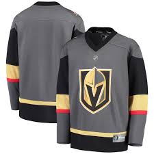 Youth Fanatics Vegas Golden Knights Black Home Blank Hockey Jersey (111)
