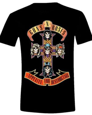 Gun N Roses - Appetite For Destruction, LG T-Shirt