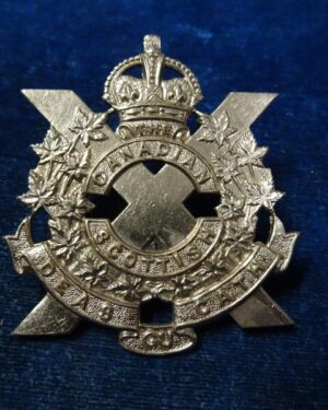 Canadian Scottish Regiment WW2 Cap Badge (996)