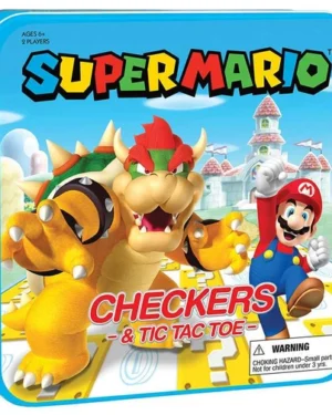Super Mario vs Bowser Checkers & Tic Tac Toe