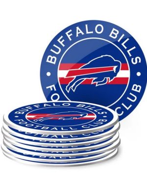 NFL Coaster Set (8 Pack) - Buffalo Bills