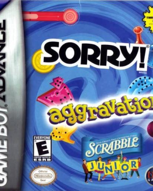 Aggravation / Sorry / Scrabble Jr, GameBoy Advance (Cart only)