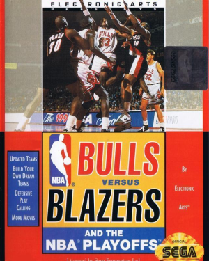 Bulls Vs Blazers and the NBA Playoffs, Sega Genesis