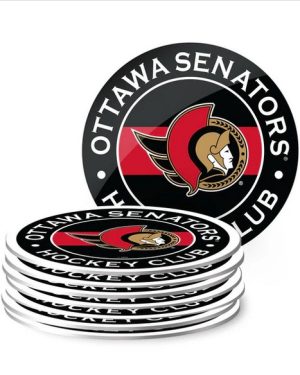 NHL Coaster Set (8 Pack) - Ottawa Senators