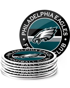 NFL Coaster Set (8 Pack) - Philadelphia Eagles