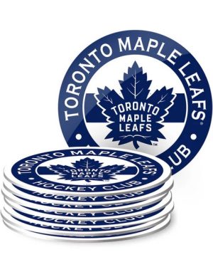 NHL Coaster Set (8 Pack) - Toronto Maple Leafs